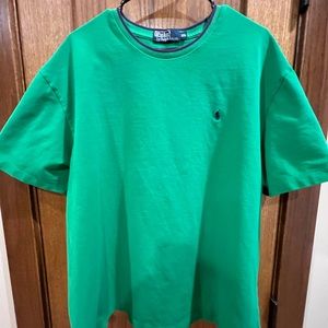 Casual green Polo knit shirt. Size 2XL